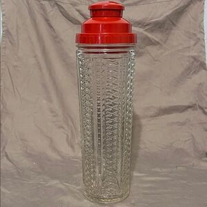 Vintage Medco "Dial-a-Drink" cocktail shaker, known as the “Skyscraper” model